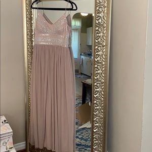 Adriana Papell bridesmaid gown